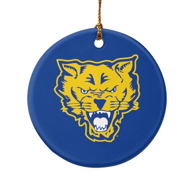 Fort Valley State University Primary Logo Porcelain Holiday Christmas Tree Ornament