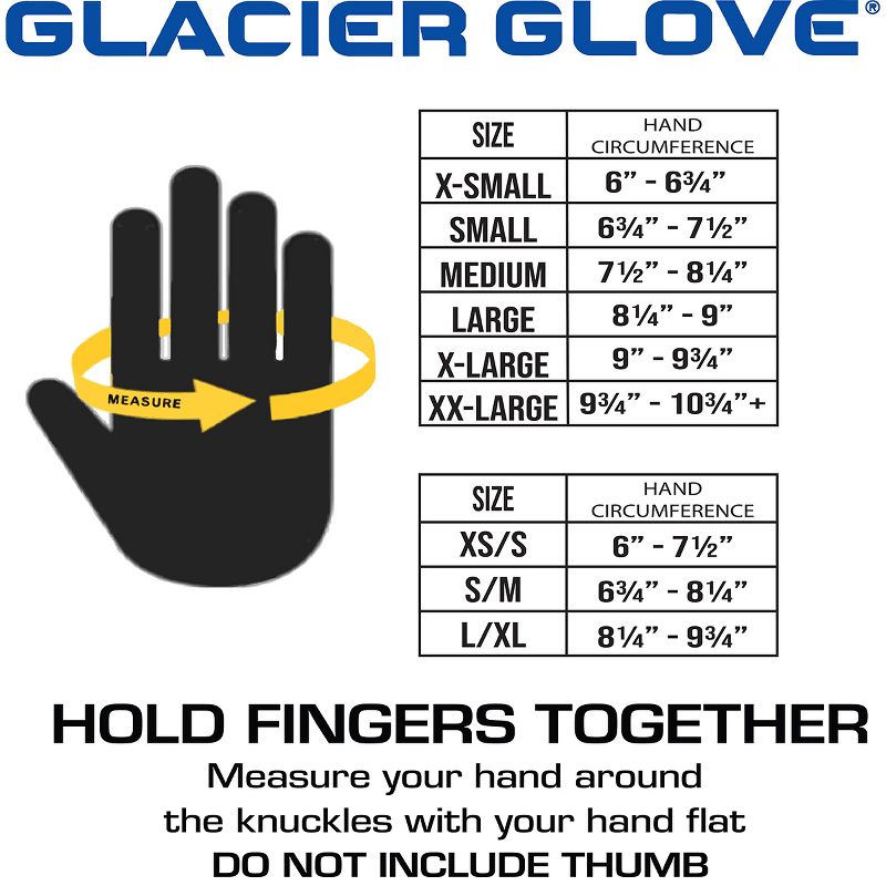 Glacier Glove Bristol Bay Full Finger Waterproof Gloves - Black, 2 of 4