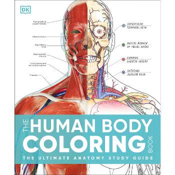 The Human Body Coloring Book - (DK Human Body Guides) by  DK (Hardcover)