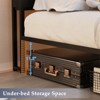 Aheaplus Platform Bed with Hidden Drawers, Storage Headboard, LED Light, and Charge Station - 4 of 4
