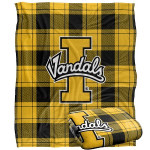 University Of Idaho Campus Plaid Spirit Silky Touch Super Soft Throw Blanket 50x60 - 1 of 4