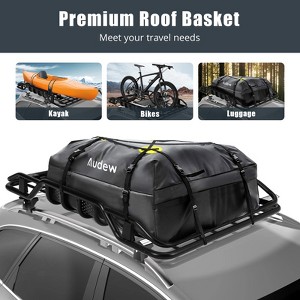 Roof Rack Basket, 50 x 43.3 Inch Heavy Duty Car Carriers Rooftop Basket, 165Lbs Capacity Cargo Rack for SUV Truck Cars - 1 of 4