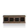 Sartell 4 Door TV Stand for TVs up to 75" Reclaimed Oak - HOMES: Inside + Out: Farmhouse Style, Adjustable Shelves, Mesh Doors - image 4 of 4