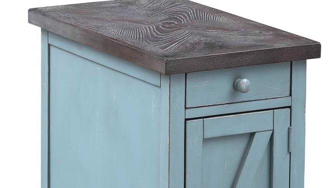 Skye Occasional 1 Drawer and 1 Door Chairside Cabinet Blue - Treasure Trove Accents, 2 of 9, play video
