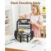 Heavy Duty Clear Backpack, Large Capacity Bookbag with Reinforced Straps for Security, College, and Travel - 4 of 4