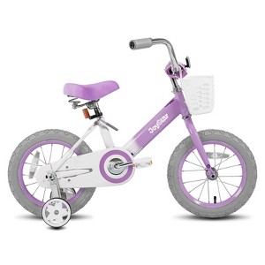 JOYSTAR Vintage Kids Bike with Training Wheels & Basket - 1 of 4