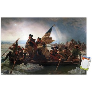 Trends International Washington Crossing the Delaware Unframed Wall Poster Prints - 1 of 4