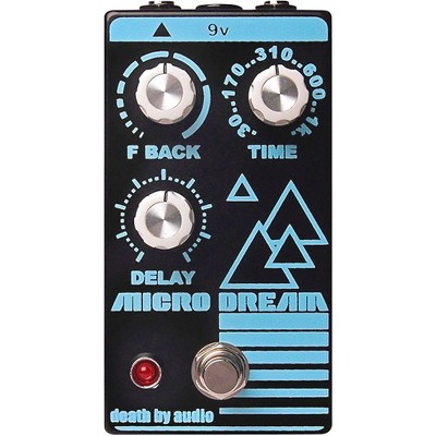 DEATH BY AUDIO Micro Dream Lofi Delay Effects Pedal Black