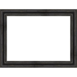 Amanti Art Rustic Pine Black Framed Dry Erase Magnetic Board - 1 of 4