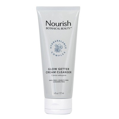  Nourish Organic Botanical Beauty Glow Getter Cream Cleanser - 6 fl oz 