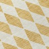Gold And Light Brown Geometric Washable Indoor Outdoor Area Rug - 4 of 4