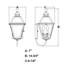 Vaxcel Nottingham 1 - Light Sconce in  Textured Black - 2 of 4