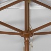 Aklin 6.5Ft X 10Ft Rectangle Angle Wooden Pulley Market Umbrella (No Tilt) - PAT8309 - Safavieh - 3 of 3