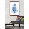 Trends International Jean Plout - Indigo Botanical Asoidium Angulare Framed Wall Poster Prints - 2 of 4
