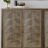 NicBex Buffet Cabinet with Storage Vintage Large Cabinet Console Table Sideboard Cabinet with 4 Doors for Living Room - 3 of 4