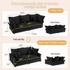 SKRAN 90.55" Upholstered Cloud Couch with Multiple Large Soft Pillows,Convertible Deep Seat Chaise Longue for Living Room Bedroom,Apartment - 4 of 4