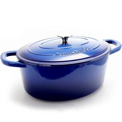 Lodge 7qt Cast Iron Enamel Dutch Oven : Target