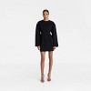 KBB by KAHLANA Women's Long Sleeve 'The Sweatshirt Dress' - Black - 3 of 3