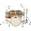DW SSC Collector's Series 4-Piece Exotic Maple Shell Pack With 22" Bass Drum and Chrome Hardware Quick Candy Burst Mappa Burl - 4 of 4
