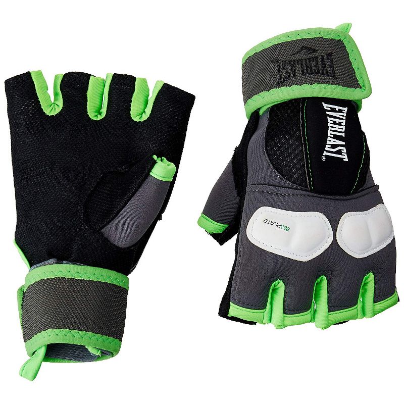 Everlast Prime Evergel Heavy-Duty Foam Protective Boxing Hand Wrap Gloves, Green and Black, Size Adult Extra Large, 2 of 3
