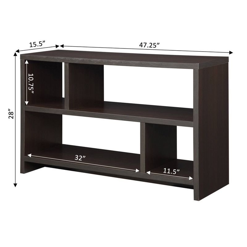Northfield Console TV Stand for TVs up to 50&#34; with Shelves Espresso - Breighton Home, 5 of 6