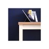 HomeStock Harry Contemporary Wood and Metal Computer Desk - 4 of 4