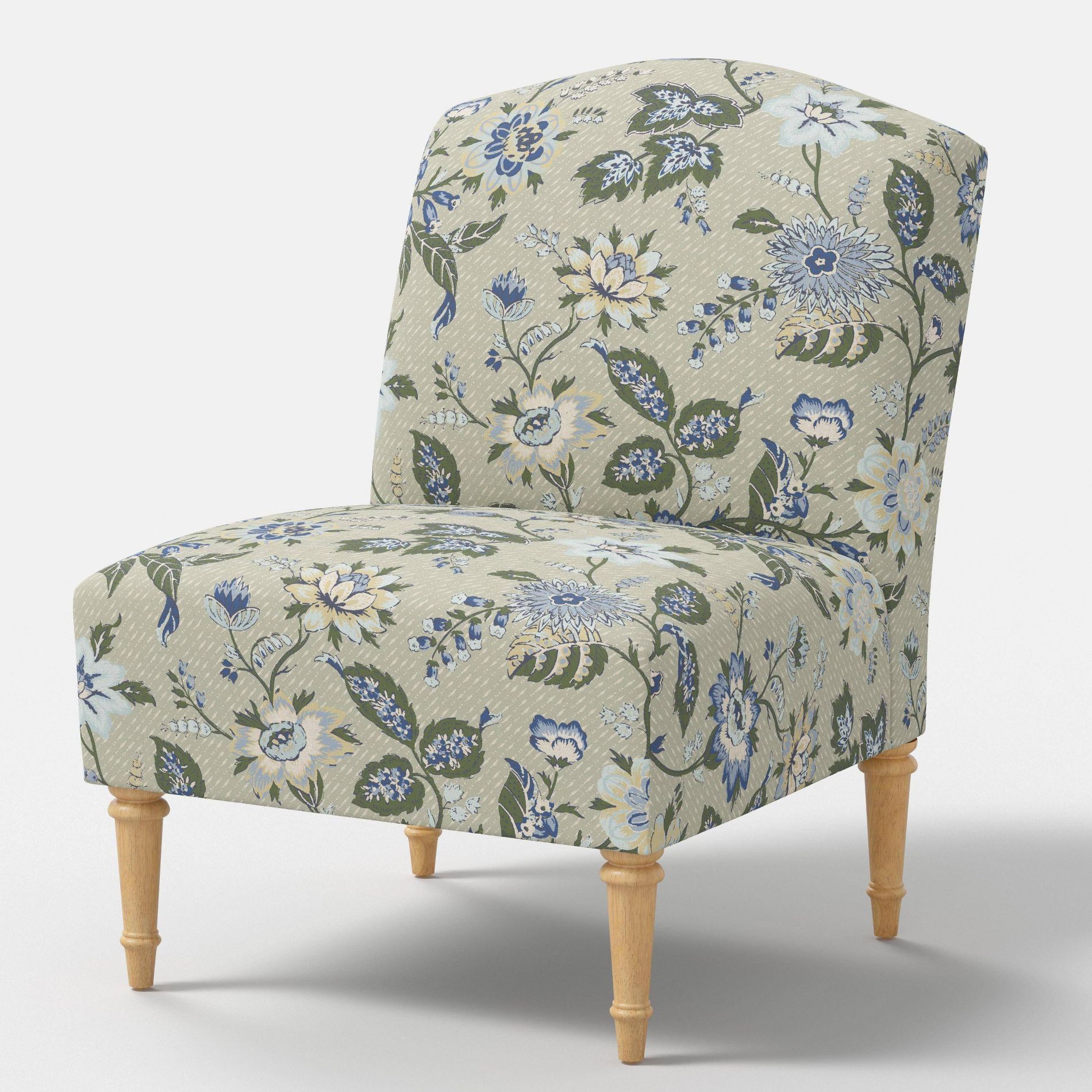 Slipper Chair Adelaide Floral Moss - Threshold™