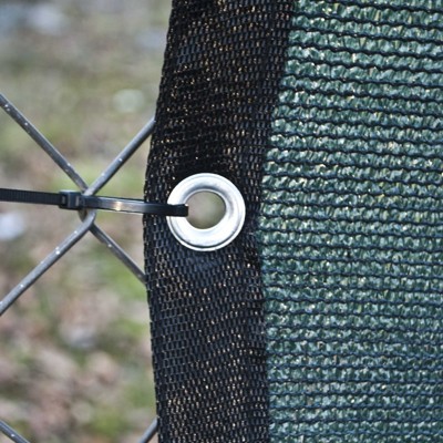 Green 6 x 150 ft Aluminum Eye Privacy Fence Screen