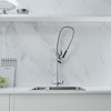 BWE Commercial Restaurant Pull-Down Double Handle Countertop Pre-Rinse Spray Utility Kitchen Faucet - 2 of 4