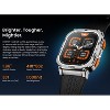 KOSPET® TANK M3 Ultra 1.96-In.-AMOLED GPS Smartwatch with Silicone Band (Black) - 4 of 4