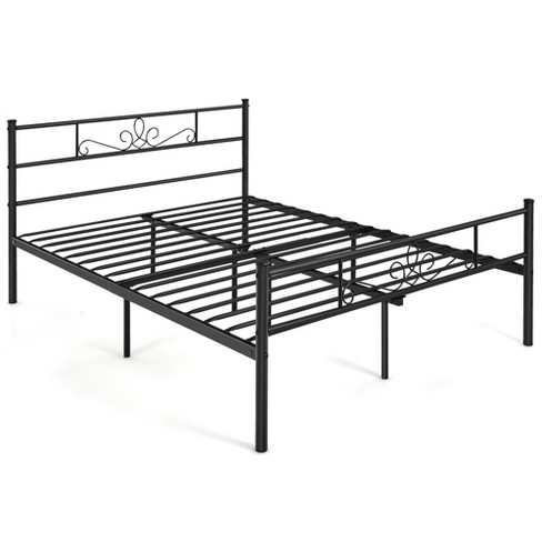 Platform bed deals no boxspring needed