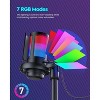 Attop Gaming Microphone, USB PC Mic for Podcasts Videos, Condenser Mic with Quick Mute, Tripod Stand, Shock Mount, Compatible with PS4/5/PC - 4 of 4