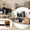 KTMBDW ModernTV Stand for TVs up to 80'' , Media Console with Multi-Functional Storage, Entertainment Center with LED Light for living room,Bedroom - 4 of 4