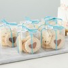 Juvale 50-Pack Clear Gift Boxes - 3x3x3 In Square Plastic Transparent Favor Boxes for Wedding, Baby Shower, Birthday Party - 2 of 4