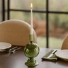 Modern Candle Holder with Round Bubble Sculptural Base - Decorative Candle Holder for Dining Table, Shelf Decor, or Entryway Accent - 3 of 4