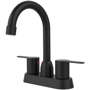 PAGED Bathroom Faucet 2 Handles Bathroom Sink Faucet with Deck Mounted, 3 Hole Faucet for Bathroom - 1 of 4