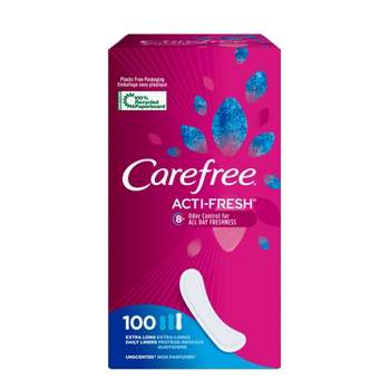 Carefree Acti-fresh Flat Liners - XL - 100ct