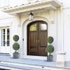 3 FT Artificial Double Ball Topiary Trees Artificial Plants Outdoor with Vines & Insects Decoration Topiary Trees for Home Offices Porch Decor, 2PCS - 3 of 4