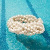 Ross-Simons 6-7mm Cultured Pearl Braided Stretch Bracelet Size 8 - 3 of 4