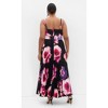 Women's Plus Size Ariana Pleat Print Maxi Dress - black | CITY CHIC - 2 of 4