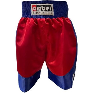 Amber Fight Gear Men's Professional Boxing Shorts – Ultra Lightweight, Durable – Ideal for Boxing, MMA, Muay Thai, Kickboxing, Fitness Training. - 1 of 4