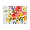 Sheila Golden 'White Vase with Bright Flowers' Canvas A - 2 of 4