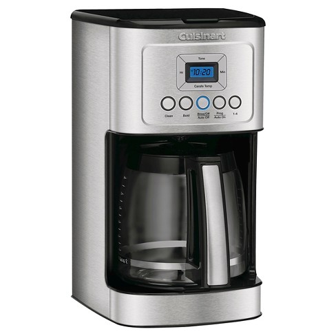 Cuisinart Stainless Steel Coffee Maker cuisinart perfectemp 14 cup programmable coffee maker stainless steel dcc 3200 target