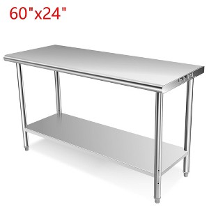 Stainless Steel Kitchen Work Prep Table NSF Commercial Restaurant Table - 1 of 4