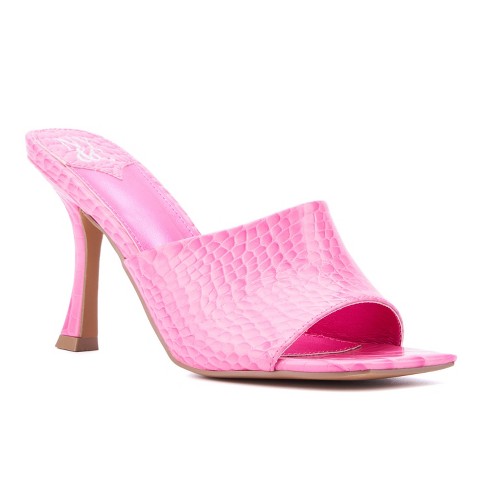 New York & Company Delara Women's Thong Heel Sandal - 8, Pink : Target