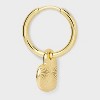 Bijoux Sport by Luv Aj MLB Gold Logo Heart Hoop Earrings - 3 of 3