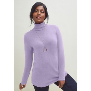Jessica London Carefree Cashmere Turtleneck - 1 of 4