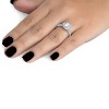 Pompeii3 1 3/8ct Halo Diamond Engagement Ring 14K White Gold - 4 of 4
