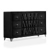 Puma 9 Drawer Upholstered Dresser Black - HOMES: Inside + Out - 2 of 4