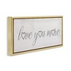 Stupell Industries Love You More Heart Icon, 31" x 14" - 3 of 4